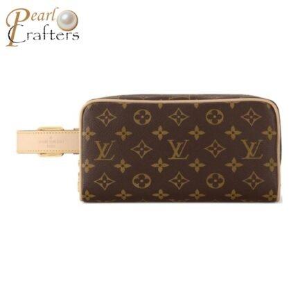 Louis Vuitton LV Dopp Kit Old Flower Full Print Zip Wash Bag M11765