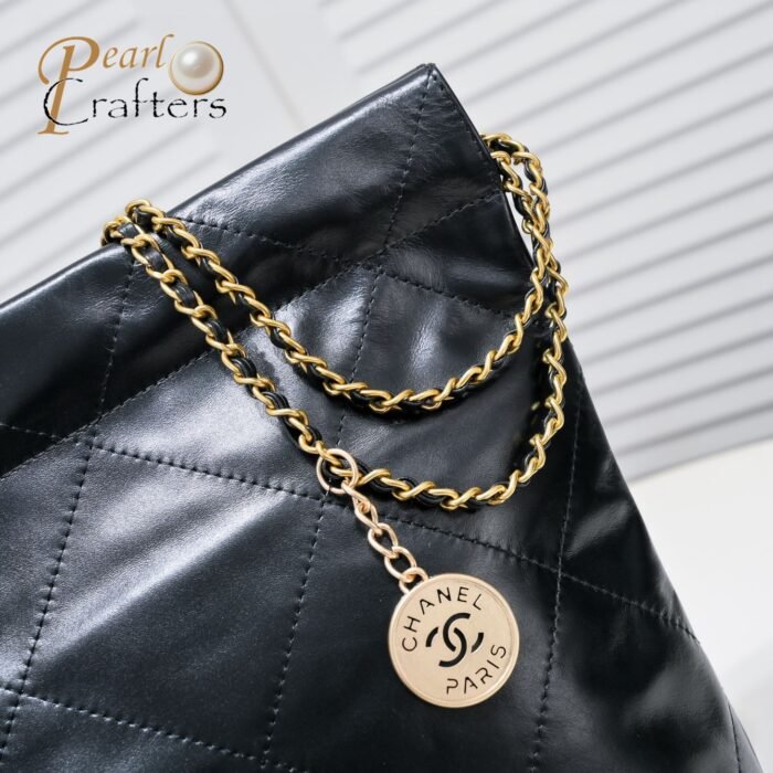 ⁦Chanel 22 Bag Pearl Bag Shoulder Bag Handbag⁩ - الصورة ⁦6⁩