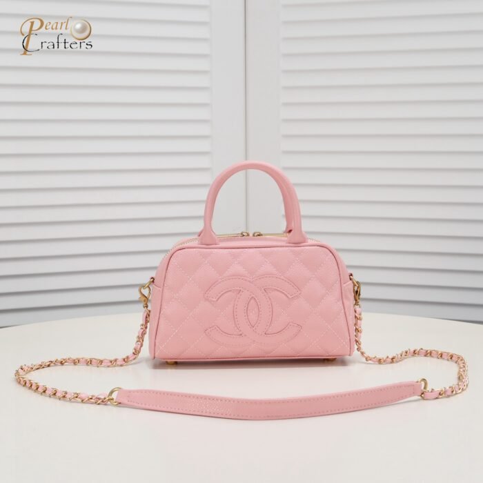 Chanel 24c Vintagep Hilton Bag Pink Shoulder Bag Handbag - Image 1