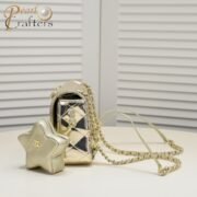 Chanel 24c CF Stars Bag Patent Leather Gold Shoulder Bag Handbag - Image 2