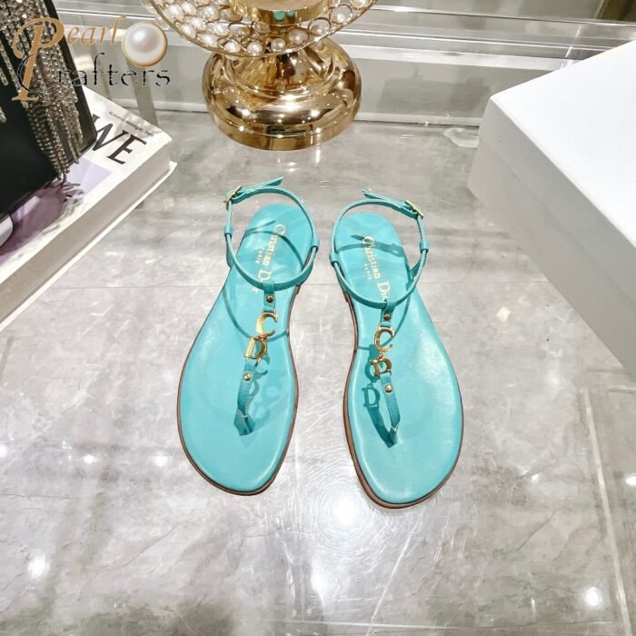 ⁦Dior 2024 C'est Flat Round Toe Women's Slipper Sandals⁩ - الصورة ⁦10⁩