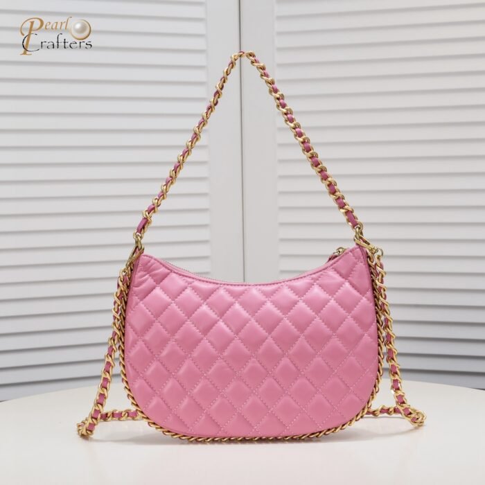⁦Chanel 23B Hobo Shoulder Bag Handbag⁩ - الصورة ⁦3⁩