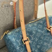 Louis Vuitton LV Denim PAPILLON Handbag Shoulder Bag - Image 6