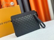 ⁦Louis Vuitton Pochette Jour Monogram Eclipse M82080 Clutch Bag Handbag⁩ - الصورة ⁦2⁩