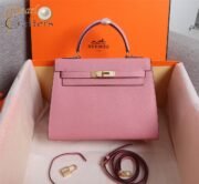 Hermes Kelly Gold Buckle Bag-Epsom Shoulder Bag Handbag - Image 3