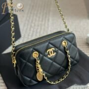 Chanel 23K Gold Coin Mobile Phone Bag Handbag Shoulder Crossbody Bag - Image 4