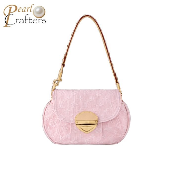 ⁦Louis Vuitton LV Monogram Denim Sunset M13347 Shoulder Bag Handbag⁩ - الصورة ⁦1⁩