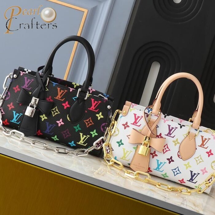 ⁦Louis Vuitton LV Takashi Murakami Murakami ONTHEGO EAST WEST Shoulder Bag M13260⁩ - الصورة ⁦8⁩