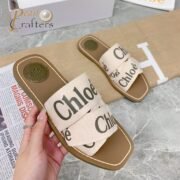 ⁦Chloe Woody Flat Mule Slide Sandals⁩ - الصورة ⁦4⁩