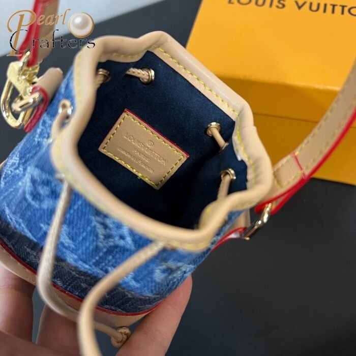 Louis Vuitton Micro Bag Leather Keychain Pendant Accessories - Image 7