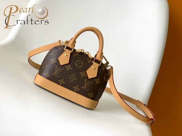 Louis Vuitton 10A Handbag Shoulder Bag Top Mirror Quality Version New launch Nano Alma M82717 - Image 1