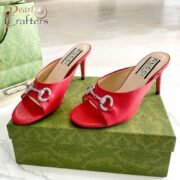Gucci High-Heeled Sandals Slide Sandal - Image 7