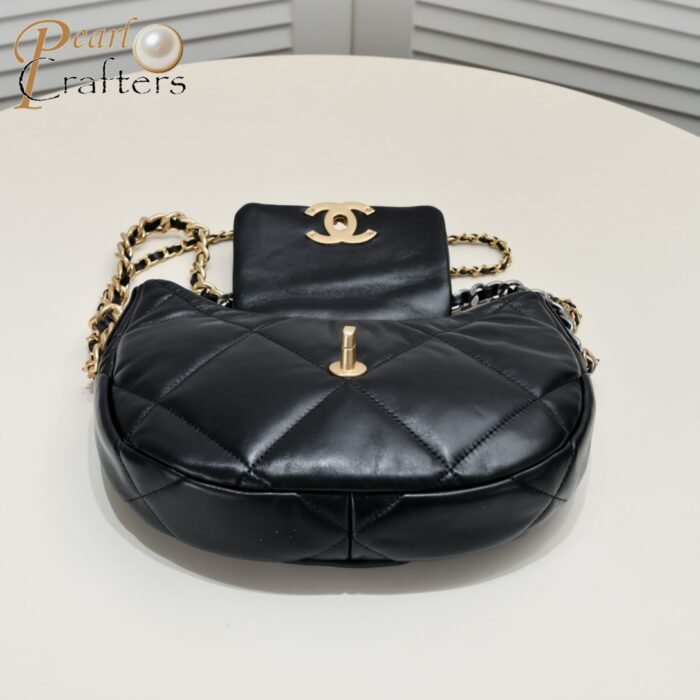 ⁦Chanel 19Bag Hobo Underarm Bag Shoulder Bag Handbag⁩ - الصورة ⁦4⁩