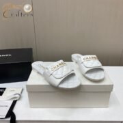 Chanel 25c Lattice Bookbag Buckle Flat Slippers - Image 2