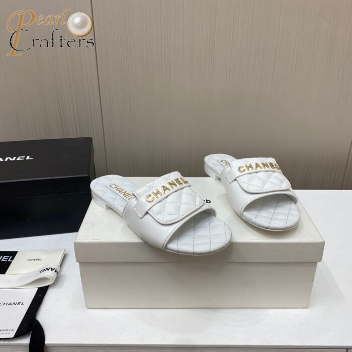 Chanel 25c Lattice Bookbag Buckle Flat Slippers - Image 2