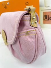 ⁦Louis Vuitton LV Monogram Denim Sunset M13347 Shoulder Bag Handbag⁩ - الصورة ⁦16⁩