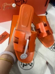 ⁦Hermes H Sandals Slippers Chunky Heels⁩ - الصورة ⁦4⁩