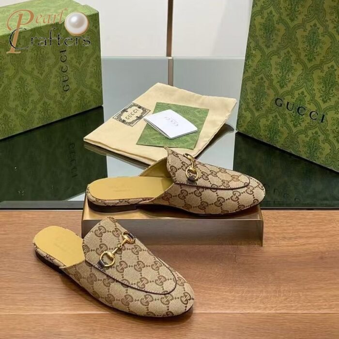 Gucci Re-Edition Princetown Round Toe Pull-On Toe Slippers Sandals Shoes - Image 2