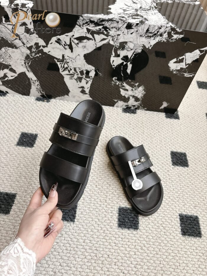 ⁦Hermes Sandals Slipper Shoes⁩ - الصورة ⁦2⁩