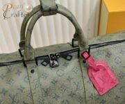 ⁦Louis Vuitton Military Green KEEPALL 50 Travel Bag⁩ - الصورة ⁦3⁩