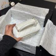 Chanel Square Box with Mirror Cosmetic Case Shoulder Satchel Handbag - Image 14