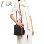 Prada Panier Handbag Saffiano Shoulder Bag - Image 3