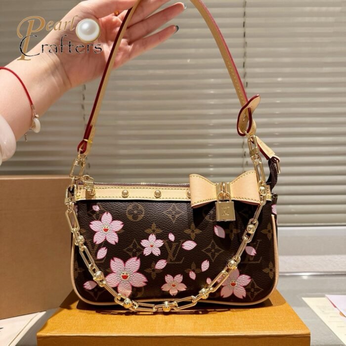 Louis Vuitton LV Takashi Murakami CHERRY BLOSSOM Cherry Shoulder Handbag M13666 - Image 2