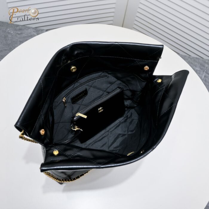 ⁦Chanel 22 Bag Pearl Bag Shoulder Bag Handbag⁩ - الصورة ⁦8⁩