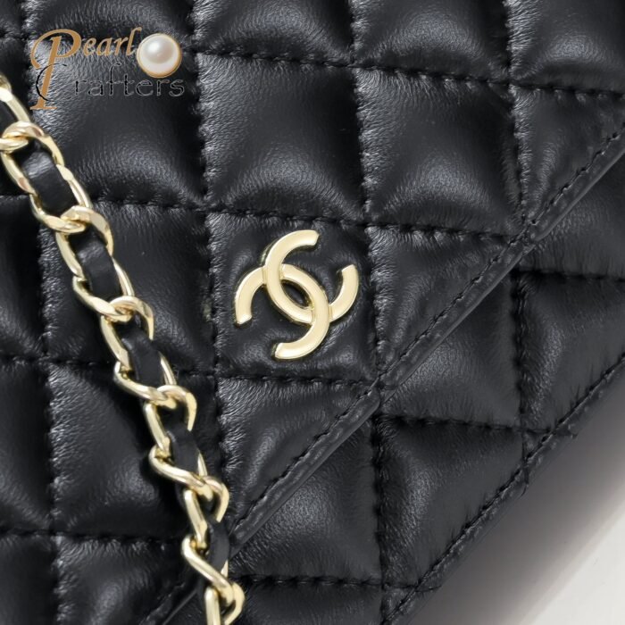 Chanel Woc Classic Lambskin Gold Hardware Shoulder Bag Handbag - Image 6