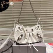 Balenciaga Le Cagole Chain Bag - Image 3