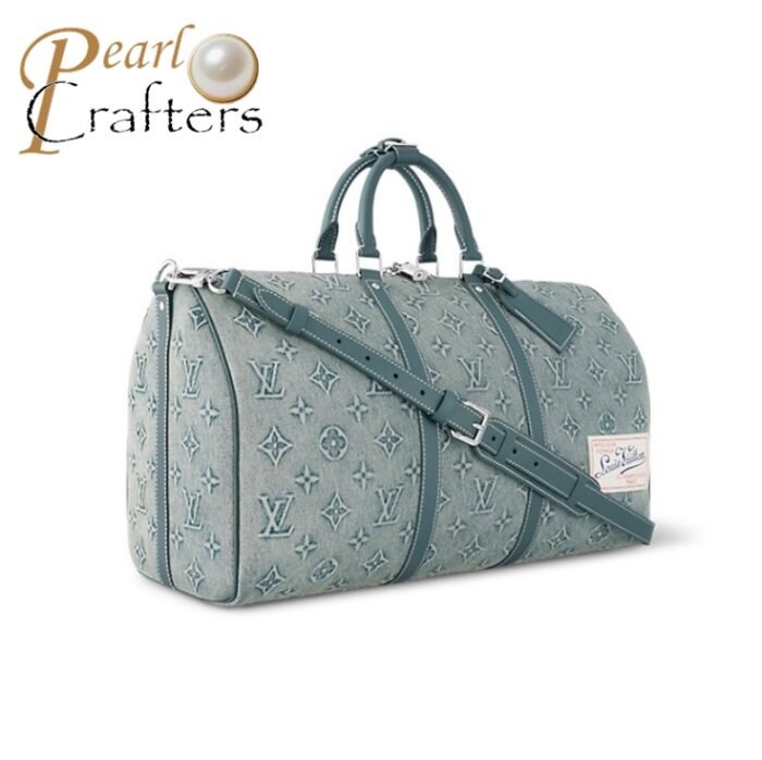 ⁦Louis Vuitton LV Keepall Duffle Bag50 Bag M22570⁩ - الصورة ⁦5⁩