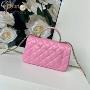 Chanel Classic Mini Flap Bag Top Handle Shoulder Bag Handbag 10A - Image 2