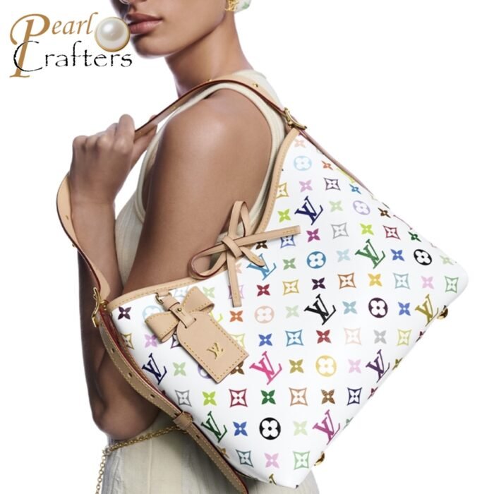 Louis Vuitton LV Takashi Murakami Carryall Shoulder Bag - Image 4