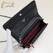 Chanel Woc Caviar Classic Silver Hardware Shoulder Bag Handbag - Image 9