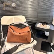 LOEWE Suede Puzzle Bag - Image 2