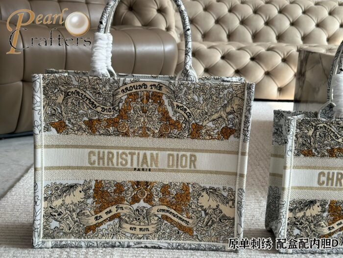 Dior Book Tote Bag Handbag - Image 4