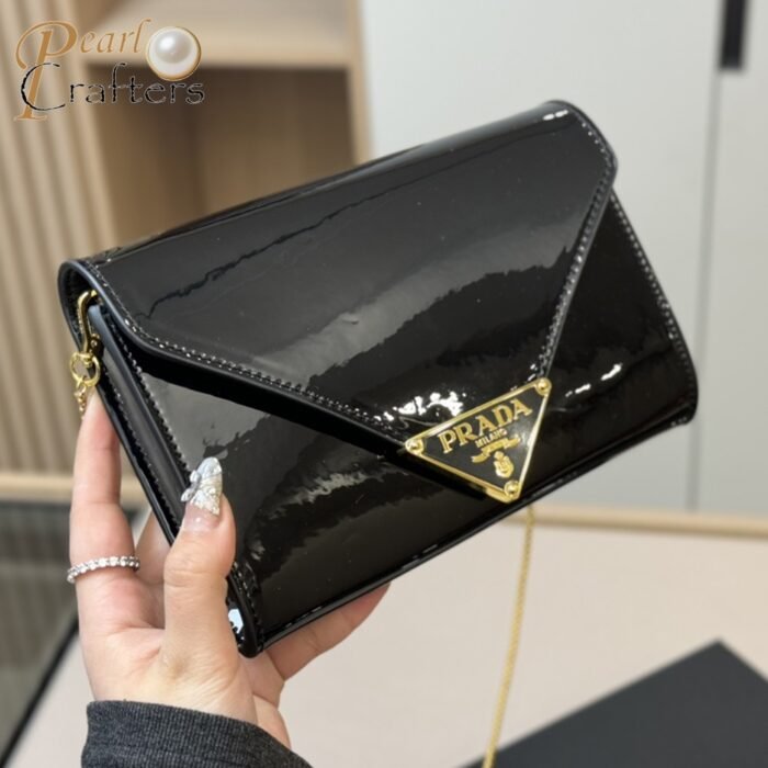 Prada  Leather Clutch Shoulder Bag Handbag - Image 2