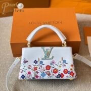 Louis Vuitton LV Capucines Shoulder Crossbody Handbag Tote Bag M13246 - Image 2
