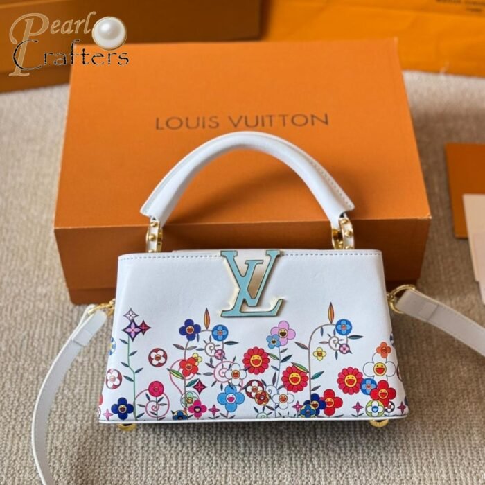 Louis Vuitton LV Capucines Shoulder Crossbody Handbag Tote Bag M13246 - Image 2