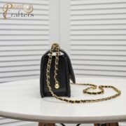 ⁦Chanel WOC Double Gold Ball Chain Mini Shoulder Bag Handbag⁩ - الصورة ⁦2⁩