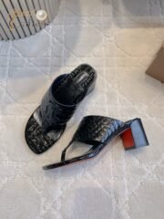 ⁦Christian Louboutin Slipper Sandals Clip Toe Heels Shoes⁩ - الصورة ⁦4⁩
