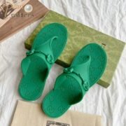 Gucci Slide Sandals Slipper With Horsebit TPU Mirror Version - Image 3