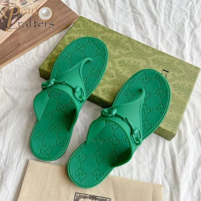Gucci Slide Sandals Slipper With Horsebit TPU Mirror Version - Image 3