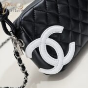 Chanel Ligne Cambon Bowling Bag Small Shoulder Bag Handbag - Image 6