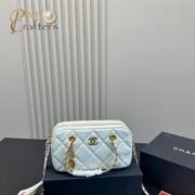 Chanel 23B Gold Coin Mobile Phone Bag Handbag Shoulder Crossbody Bag - Image 3