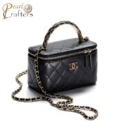 Chanel Relief Handle Makeup Box Bag