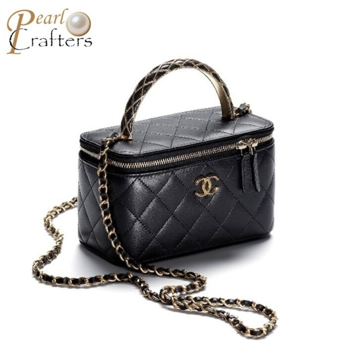 Chanel Relief Handle Makeup Box Bag - Image 1