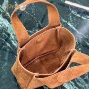 Prada mini suede tote bag 10A quality 1BA349 - Image 8