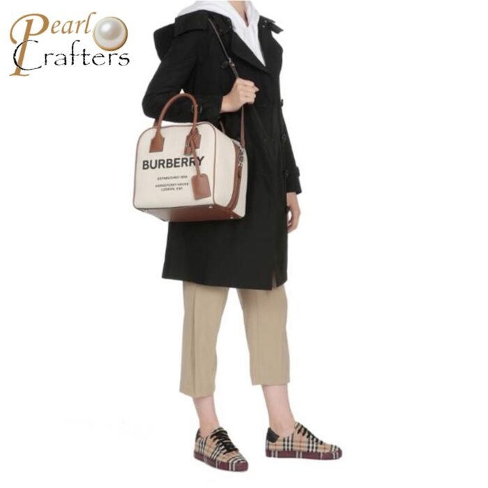 Burberry Bowling Handbag Bag Small - Image 3