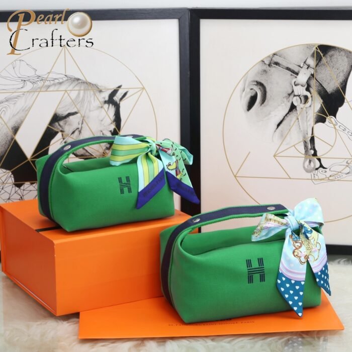 Hermes Bride-a-Brac Travel Organiser Washbag Lunchbox Bag - Image 3